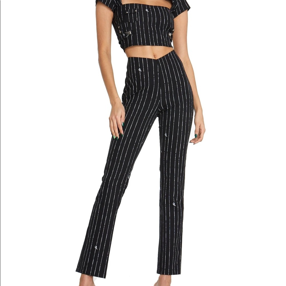 I.AM.GIA “dominique ” black pinstripe pants